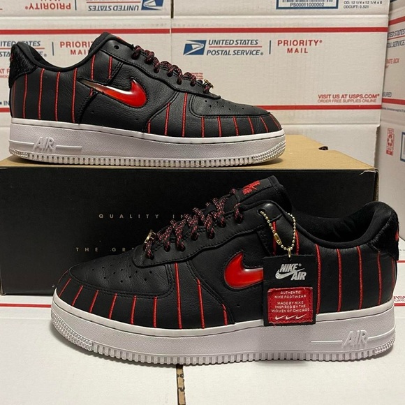 Wmns Nike Air Force 1 Jewel Low "Chicago" 2020 - Picture 7 of 8